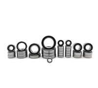 Cuscinetti Rc Per Traxxas Per E-Revo ERevo 2.0 Per VXL 1/10 RC Car Brushless 32 Pezzi Kit Completo Di Cuscinetti In Gomma Nera Sigillati In Acciaio Cromato Pre-ingrassati