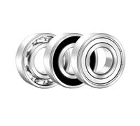 Cuscinetti resistenti all'usura e alla ruggine, cuscinetto a sfere a gola profonda, diametro interno del foro 10 mm,2 pezzi,10x19x6mm