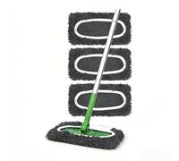 Cuscinetti riutilizzabili in microfibra, 3 pezzi, di ricambio, compatibili con Swiffer Sweeper, ricariche e panni lavabili a secco per la pulizia di superfici in legno duro (grigio)