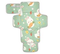 Cuscinetti riutilizzabili per la pipì del bambino con tasca in tessuto portatile fasciatoio per mamme, papà