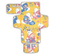 Cuscinetti riutilizzabili per la pipì del bambino con tasca in tessuto portatile fasciatoio per mamme, papà