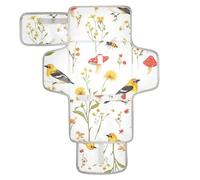 Cuscinetti riutilizzabili per la pipì del bambino con tasca in tessuto portatile fasciatoio per neonati e ragazzi