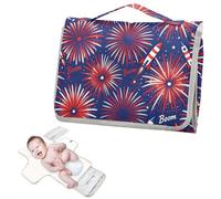 Cuscinetti riutilizzabili per pipì per bambini con tasca in tessuto 4 luglio indipendenza fuochi d'artificio assorbenti impermeabili per bambino con cuscino integrato cambiador de pa?ales para Bebes