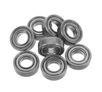 Cuscinetti Ruota Anteriore Sedia Rotelle 608ZZ, Set 8 Pezzi | Acciaio Color Argento, Ricambi per Forcelle e Ruote Orientabili, Funzionamento Silenzioso, Compatibili Sedie Rotelle