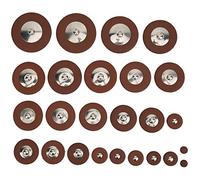 Cuscinetti sassofono, Set 25 pezzi in pelle di agnello multi formato, Accessori sassofono tenore per musicisti professionisti studenti in studio concerto