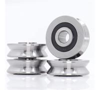 Cuscinetti Schermati, TMP1105 544162 V10371214 V Groove Sigillato Cuscinetto A Sfere 10x37x12x14mm Cuscinetti della Puleggia V6/3 V7/3 V8/3 Guida Pista Rlooer 4 PZ A Rulli