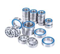Cuscinetti Sfera RC Per Element RC Per Enduro Per Sendero 1/10 24 Pezzi Mozzo Ruota Asse Cuscinetto Sigillato In Gomma Blu Kit Parti Modello Auto Camion RC