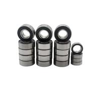 Cuscinetti Sfera RC Per SCX10 Per Traxxas Per Slash 2WD Per Stampede Per Bandit RC Car 5x11x4mm 5x8x2.5mm 19Pc Cuscinetto A Sfere In Acciaio Cromato Metrico Nero Gomma Sigillata