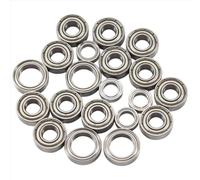 Cuscinetti Sfera RC Per Tamiya Per TT-01 TT01D TT01E TT01R DF02 1/10 20 Pezzi Kit Cuscinetti A Sfera RC Parti Di Aggiornamento Auto Telecomandate Accessori Di Ricambio Per Auto