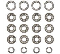Cuscinetti Sfera RC Per Tamiya Per TT-01 TT01D TT01E TT01R DF02 1/10 20 Pezzi Kit Cuscinetti A Sfera RC Auto Parti Di Aggiornamento Parti Di Ricambio