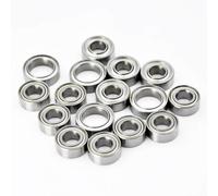 Cuscinetti Sfera RC Per Tamiya Per TT-02 Per TT-02D 1/10 16 Pezzi Kit Cuscinetti A Sfera In Miniatura Cuscinetto Sigillato RC Auto Aggiornamenti Parti Accessori