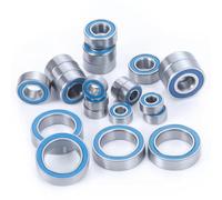 Cuscinetti Sfera RC Per Team Associated B6.2 1/10 22 Pezzi Mozzi Ruota In Metallo Asse Cuscinetto Sigillato In Gomma Set RC Per Buggy Auto Parti Di Aggiornamento