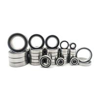 Cuscinetti Sfera RC Per Traxxas 1/5 Per X-Maxx 8S V1 RC Car Kit Completo Di Cuscinetti Da 35 Pezzi In Acciaio Cromato Sigillati Neri Pre-ingrassati Mozzi RPM Potenziati