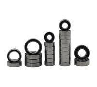 Cuscinetti Sfera RC Per Traxxas Per E-Maxx Per HSP Brushless 25 Pezzi Kit Cuscinetti A Sfera Metrici In Acciaio Cromato Sigillati In Gomma Nera RC Crawler Per Auto Da Per Corsa