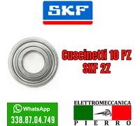 Cuscinetti SKF 10 Pz Da 6300 A 6312 Schermatura 2Z 2RS Tolleranza Standard o C3