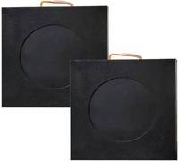 Cuscinetti stabilizzanti resistenti per livellamento camper, supporto per rimorchio e bilanciamento camion dei pompieri, design solido resistente all'usura, 50 x 50 x 4 cm, set da 2