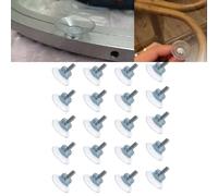 Cuscinetti ventosa in gomma per piano tavolo in vetro set di 12 facile installaz