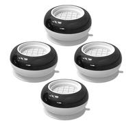 Cuscinetti vibranti for lavatrice Piedini di supporto for antivibranti Stabilizzatore Base for Piedino 4 cuscinetti(White)