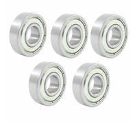 Cuscinetto, 5 scudi metallici doppi 609Z da 24 mm x 9 7 con cuscinetto a sfere a gola profonda Resistenza all'usura