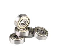 Cuscinetto 624ZZ 624-2RS ABEC-1 5/10PCS 4x13x5 mm Macchina for taglio a filo Cuscinetti a sfere in miniatura 624-2Z 624 RS EMQ Z3V3(624ZZ,5PCS)