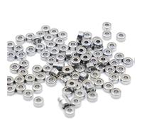 Cuscinetto 681XZZ Tastiera ABEC-9 10 pezzi 1,5x4x2 mm Adatto for cuscinetti a sfera in miniatura 681X ZZ L-415ZZ W68 1,5ZZ