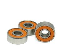 Cuscinetto a gola profonda micro bimetallico con guarnizione 10 pezzi S694C 2RS 4x11x4mm Cuscinetti ceramici ibridi in miniatura