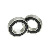 Cuscinetto a gola profonda micro bimetallico con guarnizione protettiva 2 pezzi S6903C-2RS 17x30x7mm ABEC-5 cuscinetti ibridi in ceramica in acciaio inossidabile