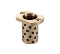 cuscinetto a manicotto flangiato, Flangia dei cuscinetti della boccola composita grafite di ottone ID 6-13mm due fori