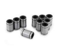 Cuscinetto a movimento lineare EVTSCAN - 10 pezzi LM8UU Boccola con cuscinetto a sfere a movimento lineare da 8 mm per parti CNC per stampante 3D con asta da 8 mm