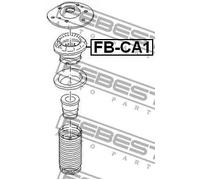 Cuscinetto a rulli ammortizzatore Assale anteriore FB-CA1 FEBEST per FORD VOLVO