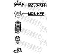 Cuscinetto a rulli ammortizzatore Assale anteriore MZB-KFF FEBEST per MAZDA CX-5