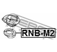 Cuscinetto a rulli ammortizzatore Assale anteriore RNB-M2 FEBEST per RENAULT