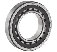 Cuscinetto a rulli cilindrici NJ207E-TVP2-C3, singola fila, foro diritto, anello interno rimovibile, flangiato, alta capacità, gabbia in poliammide/nylon, spazio C3, metrico, ID 35mm, 72mm OD, larghezza 17mm