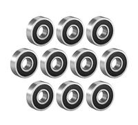 Cuscinetto a sfera 6000RS doppia tenuta,10mmx 26mmx 8mm acciaio al carbonio 10pz