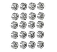 Cuscinetto a sfera 684ZZ doppio schermo, 4 x 9 x 4 mm in acciaio al carbonio, 20pz.