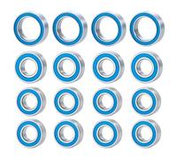 cuscinetto a sfera Per Tamiya Per TT-02 1/10 RC Crawler Auto Parti Di Aggiornamento Accessori Ricambio 16 Pezzi Kit Cuscinetti Sigillati In Acciaio