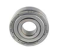 Cuscinetto a sfera SKF 6305 ZZ (2Z); per albero da 25 mm (25 x 62 x 17 mm; cuscinetto a sfera scanalato a fila, sigillato su entrambi i lati), 25 x 62 x 17 mm, 1