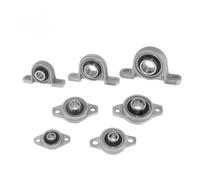 Cuscinetto a sfere a blocchetto, Supporto montato su supporto con cuscinetto a sfere Bore, 1 pezzo, in lega di zinco, diametro da 8 mm a 30 mm(KP001 12mm)