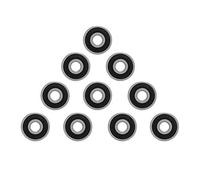 Cuscinetto a sfere a gola profonda, 10 PZ 6301-2RS 12 x 37 x 12 mm Doppio cuscinetto a sfera in gomma sigillato per piccoli motori, applicazioni domestiche, nel campo di trasporto, ecc