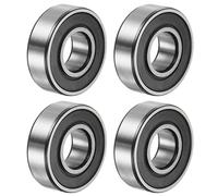 Cuscinetto a Sfere a Gola Profonda 6202-2Rs 4 Pezzi 15x35x11mm C3 Nero