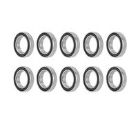 Cuscinetto A Sfere A Gola Profonda 6802-2rs, 10 Pezzi Sigillato In Gomma 15mmx24mmx5mm Cuscinetto In Metallo In Acciaio Per Progetti Fai-Da-Te Con Asta 15mm