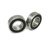 Cuscinetto a sfere a gola profonda S688RS S688ZZ in acciaio inossidabile 8x16x5mm S688RS S688ZZ 2RS, 10 pezzi(Black Rubber Seals)