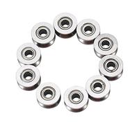 Cuscinetto a sfere a gola profonda U 10Pcs Cuscinetti della puleggia guida in acciaio al carbonio U624Zz 4 * 13 * 7Mm