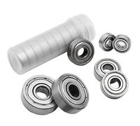 Cuscinetto a sfere con flangia a gola profonda, Confezione da 10 cuscinetti a sfere flangiati ABEC-5, dimensioni assortite(623ZZ)