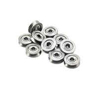 Cuscinetto a sfere con scanalatura a V V623ZZ da 5 pezzi/set, 3x12x4 mm, in acciaio al carbonio, utilizzato nel di movimento lineare dei binari ferroviari.