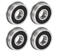 Cuscinetto a sfere flangiato F6202-2RS 15x35x11mm Cuscinetti in acciaio cromato a doppia tenuta 4 pezzi