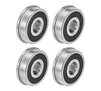 Cuscinetto a sfere flangiato F6202-2RS 15x35x11mm Cuscinetti in acciaio cromato a doppia tenuta 4 pezzi