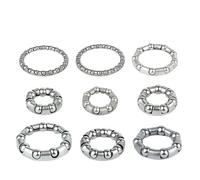 Cuscinetto a sfere for asse del movimento centrale della serie sterzo della bici da corsa, in acciaio al carbonio, di ricambio for mozzo, manovella, forcella, 4 pezzi(BG02A3 4pcs)
