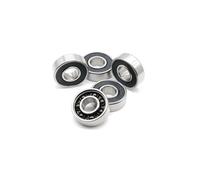 Cuscinetto a sfere ibrido ceramico S608RS Si3N4 8x22x7 mm for ruota posteriore inferiore della bicicletta, cuscinetti a sfere 608 RS 2RS, 5 pezzi