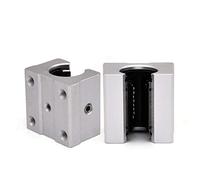 Cuscinetto a sfere per movimento lineare, Cuscinetto a sfere lineare SBR, supporto for router CNC 3D, dimensioni multiple, 1/2/4 pezzi(2pcs,SBR30UU)